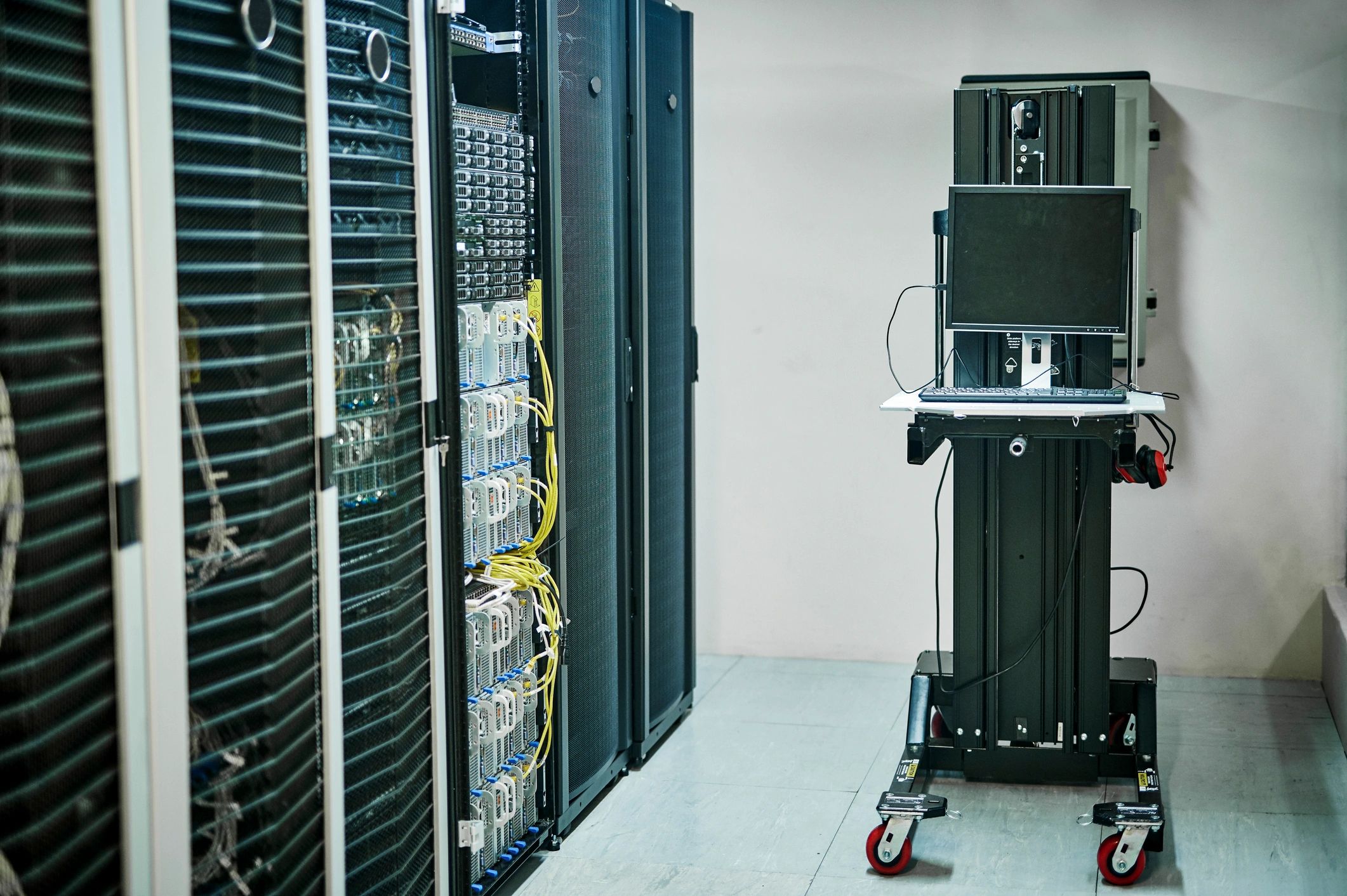 Electronic equipment in a server room